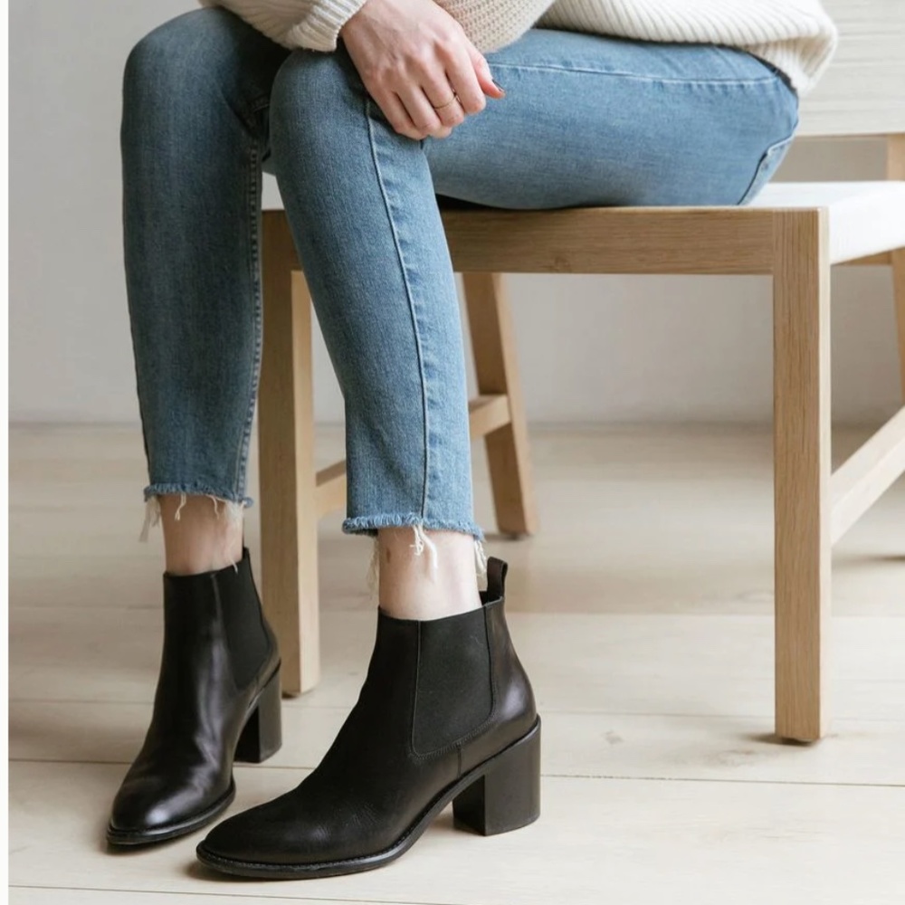 Jenni Kayne Leather Healed Chelsea Boot (EU38.5)